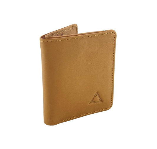 Aniline Cowhide Bi-Fold Leather Wallet
