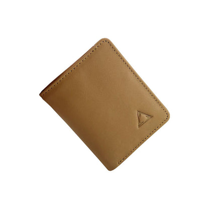 Aniline Cowhide Bi-Fold Leather Wallet