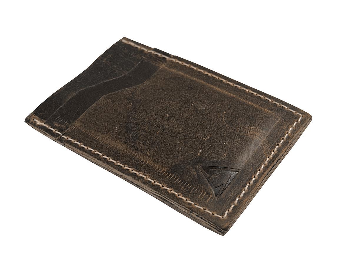 Bi-Fold Handmade Buffalo Leather Card Holder