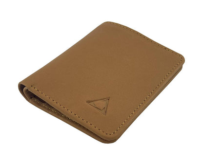 Aniline Cowhide Bi-Fold Leather Wallet